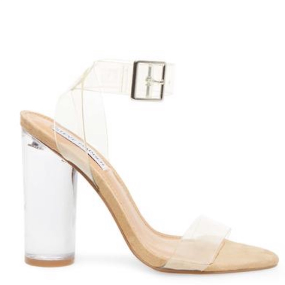 Clear Sandals with 4 inch heel